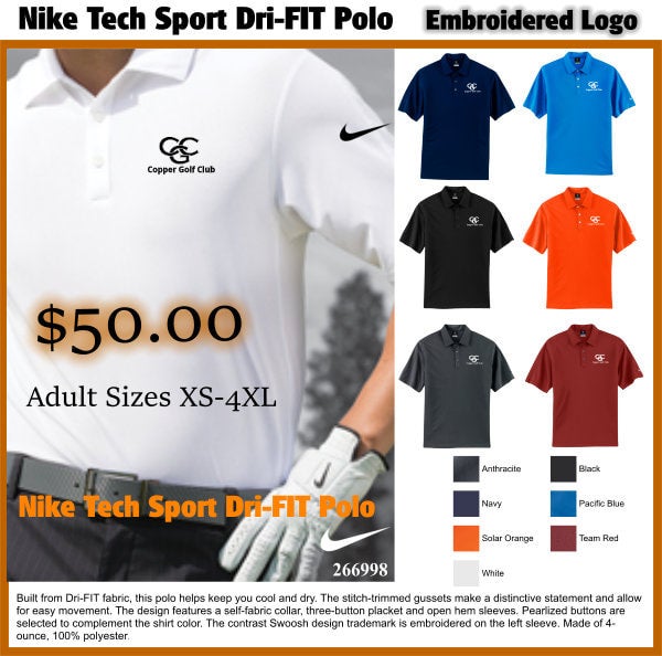 Golf tech sport dri-fit polo size chart sales